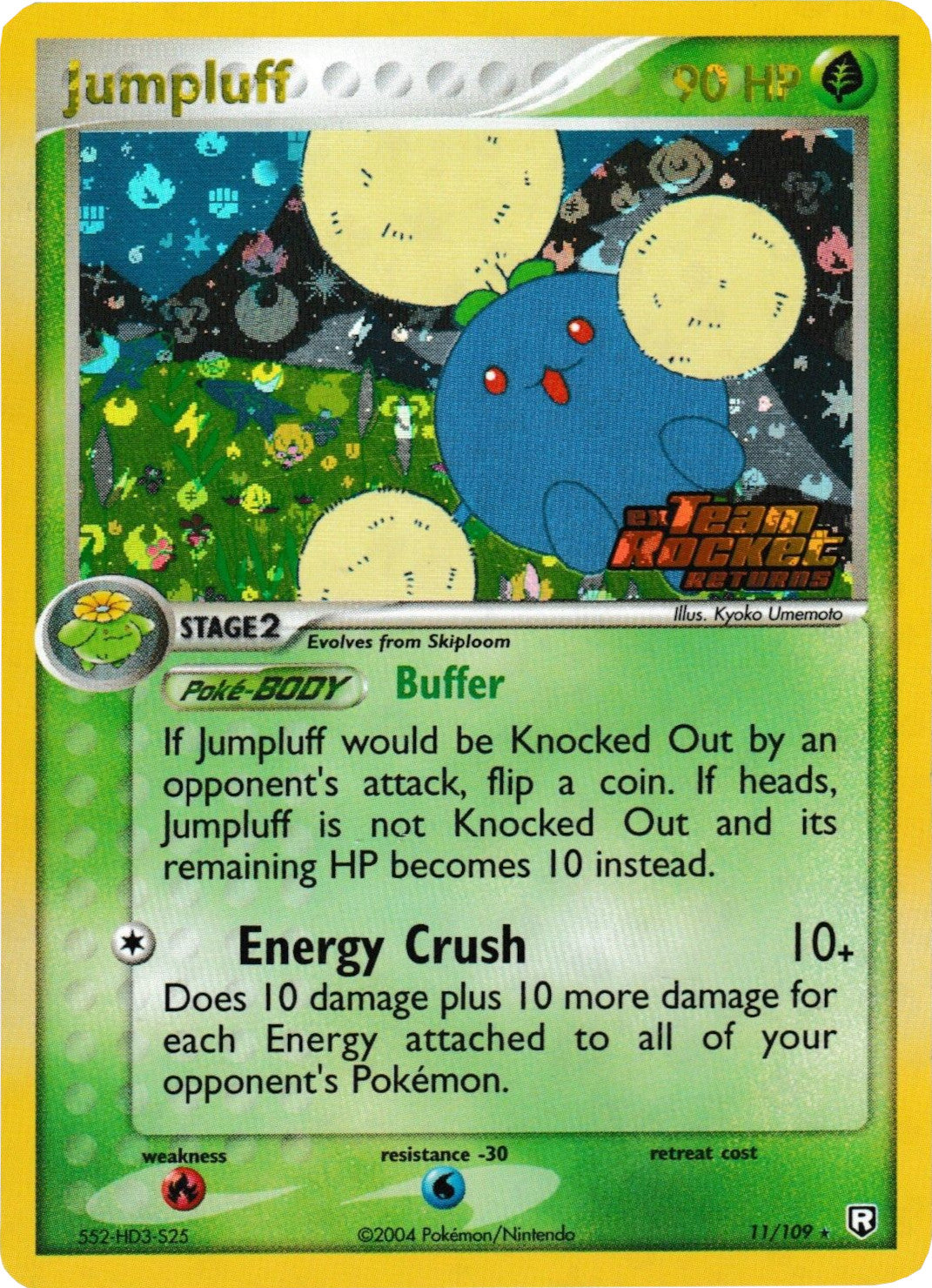 Jumpluff (11/109) (Stamped) [EX: Team Rocket Returns] | Fandemonia Ltd