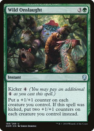 Wild Onslaught [Dominaria] | Fandemonia Ltd