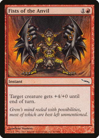 Fists of the Anvil [Mirrodin] | Fandemonia Ltd