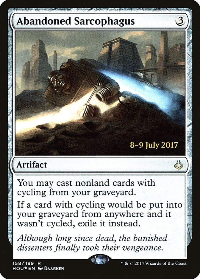 Abandoned Sarcophagus  [Hour of Devastation Prerelease Promos] | Fandemonia Ltd