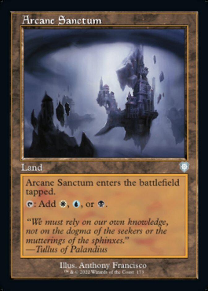 Arcane Sanctum (Retro) [The Brothers' War Commander] | Fandemonia Ltd