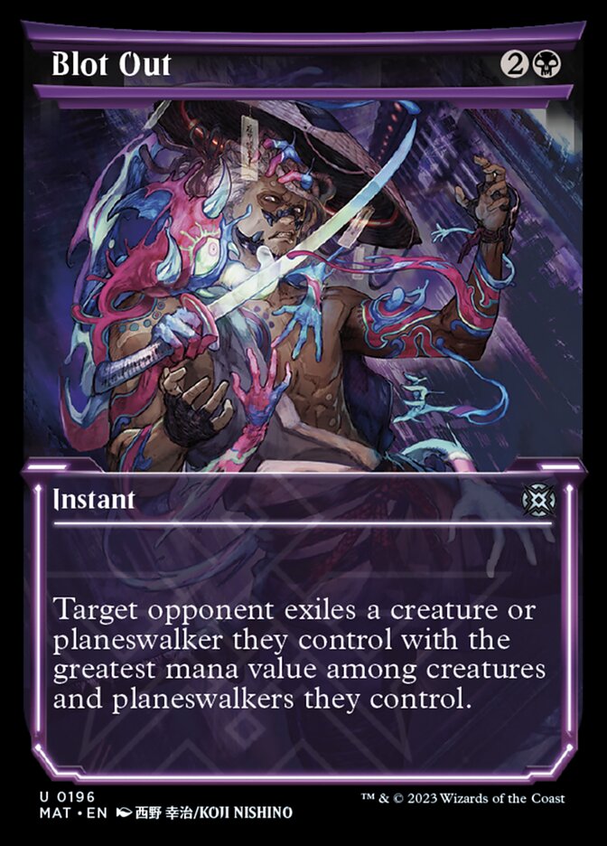 Blot Out (Showcase Halo Foil) [March of the Machine: The Aftermath] | Fandemonia Ltd