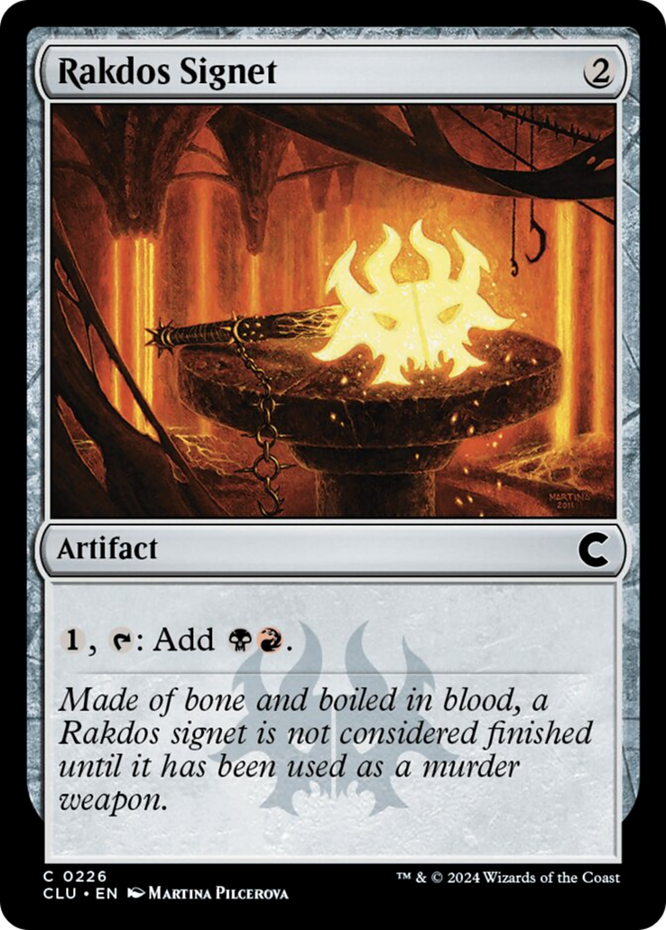 Rakdos Signet [Ravnica: Clue Edition] | Fandemonia Ltd