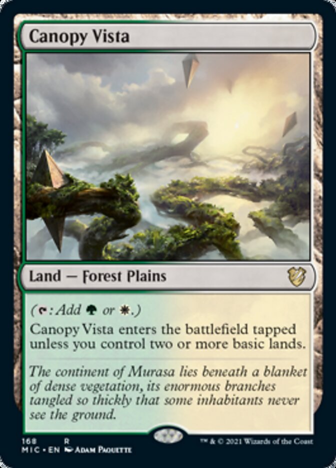 Canopy Vista [Innistrad: Midnight Hunt Commander] | Fandemonia Ltd