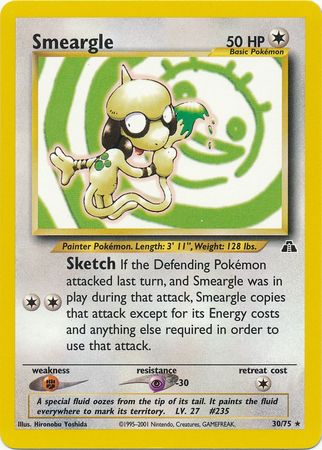 Smeargle (30/75) [Neo Discovery Unlimited] | Fandemonia Ltd