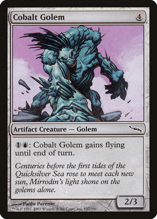 Cobalt Golem [Mirrodin] | Fandemonia Ltd