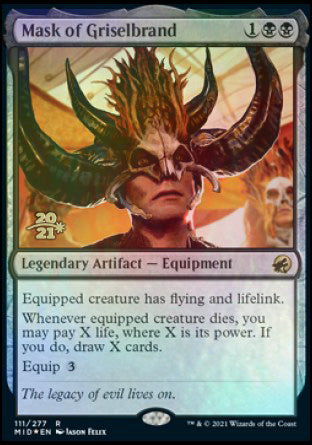 Mask of Griselbrand [Innistrad: Midnight Hunt Prerelease Promos] | Fandemonia Ltd