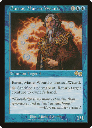 Barrin, Master Wizard [Urza's Saga] | Fandemonia Ltd