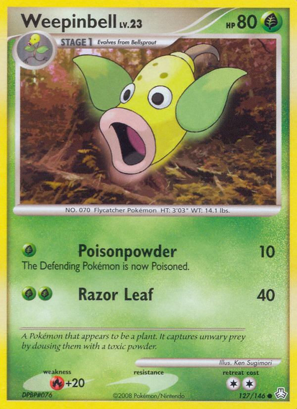 Weepinbell (127/146) [Diamond & Pearl: Legends Awakened] | Fandemonia Ltd