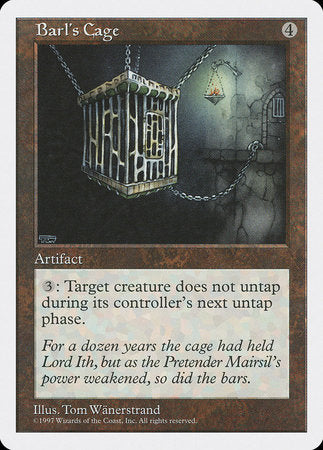 Barl's Cage [Fifth Edition] | Fandemonia Ltd