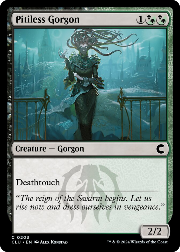 Pitiless Gorgon [Ravnica: Clue Edition] | Fandemonia Ltd