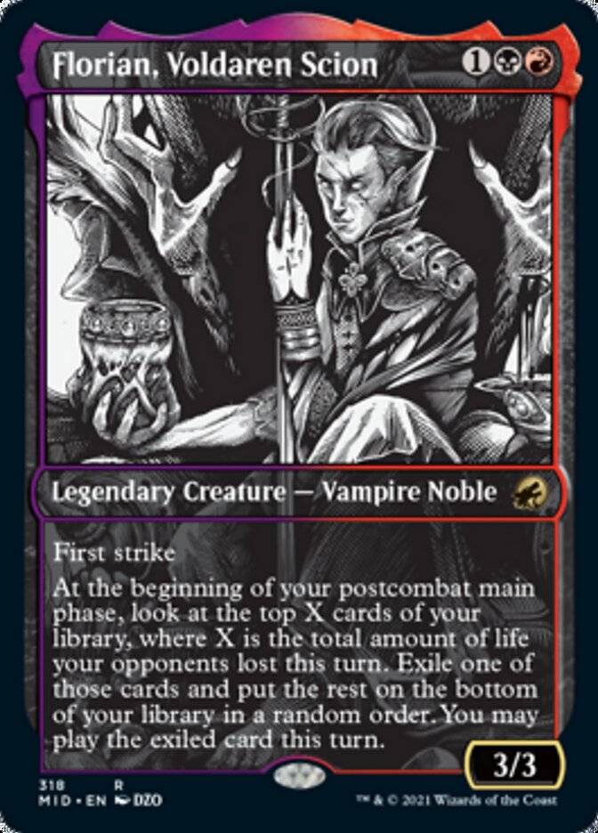 Florian, Voldaren Scion (Showcase Eternal Night) [Innistrad: Midnight Hunt] | Fandemonia Ltd