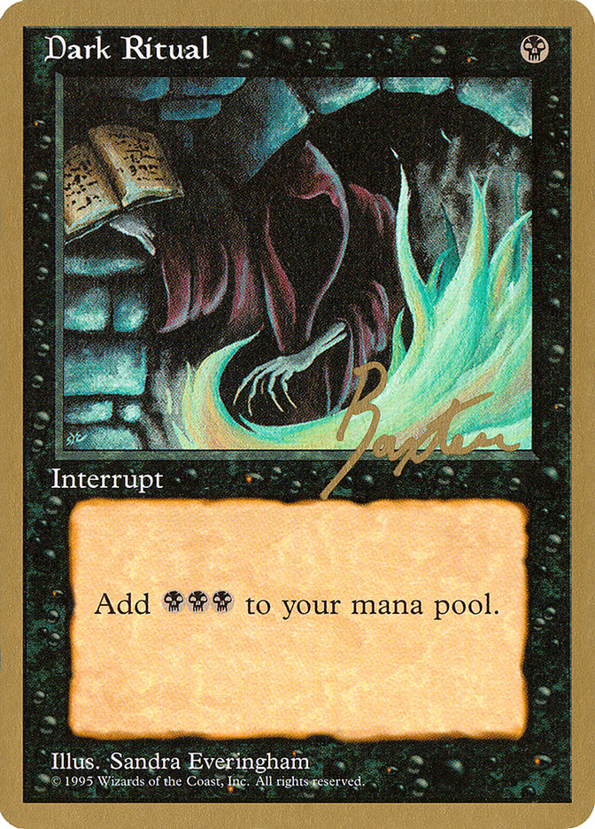 Dark Ritual (George Baxter) [Pro Tour Collector Set] | Fandemonia Ltd