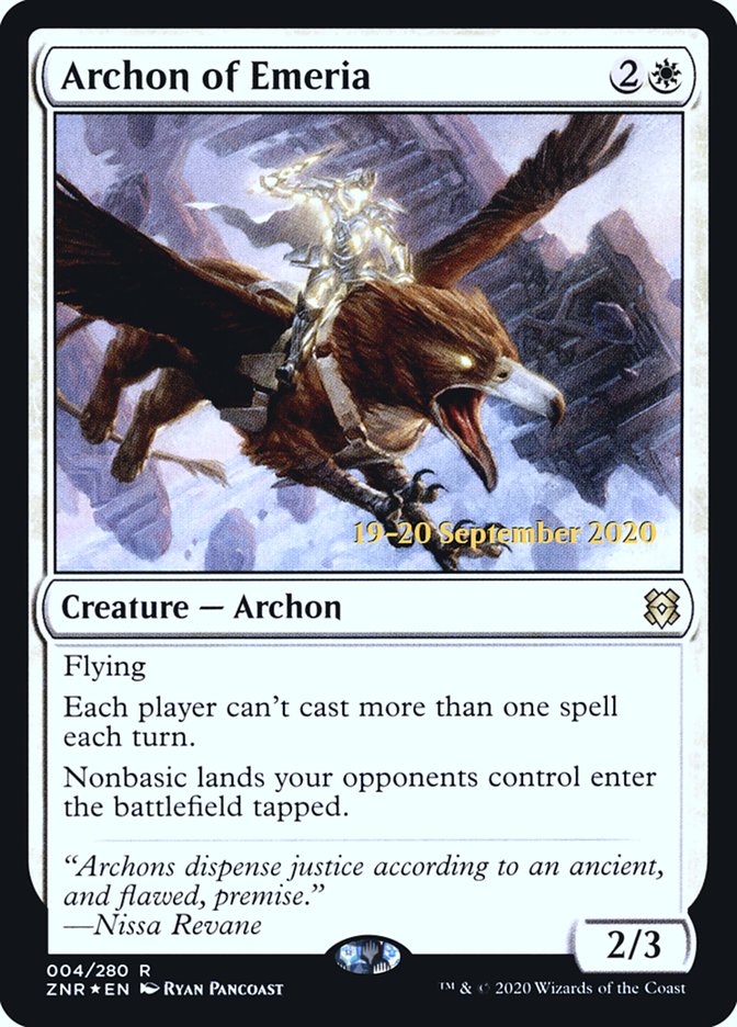 Archon of Emeria  [Zendikar Rising Prerelease Promos] | Fandemonia Ltd