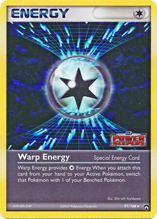 Warp Energy (91/108) (Stamped) [EX: Power Keepers] | Fandemonia Ltd