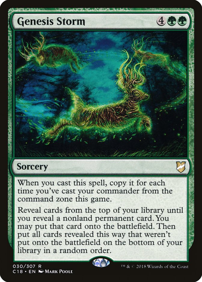 Genesis Storm [Commander 2018] | Fandemonia Ltd