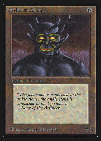Obsianus Golem (IE) [Intl. Collectors’ Edition] | Fandemonia Ltd