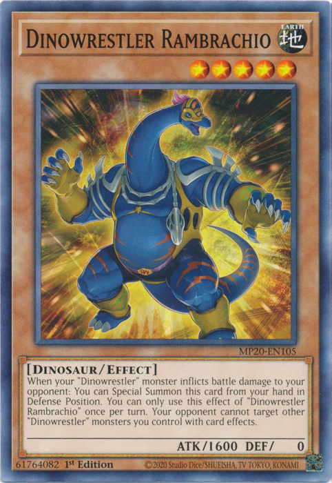 Dinowrestler Rambrachio [MP20-EN105] Common | Fandemonia Ltd