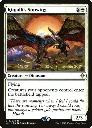 Kinjalli's Sunwing [Ixalan Promos] | Fandemonia Ltd