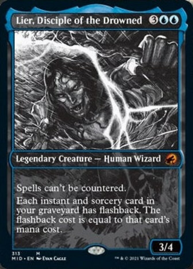 Lier, Disciple of the Drowned (Showcase Eternal Night) [Innistrad: Midnight Hunt] | Fandemonia Ltd