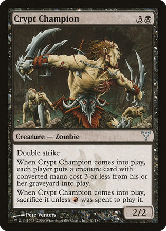 Crypt Champion [Dissension] | Fandemonia Ltd