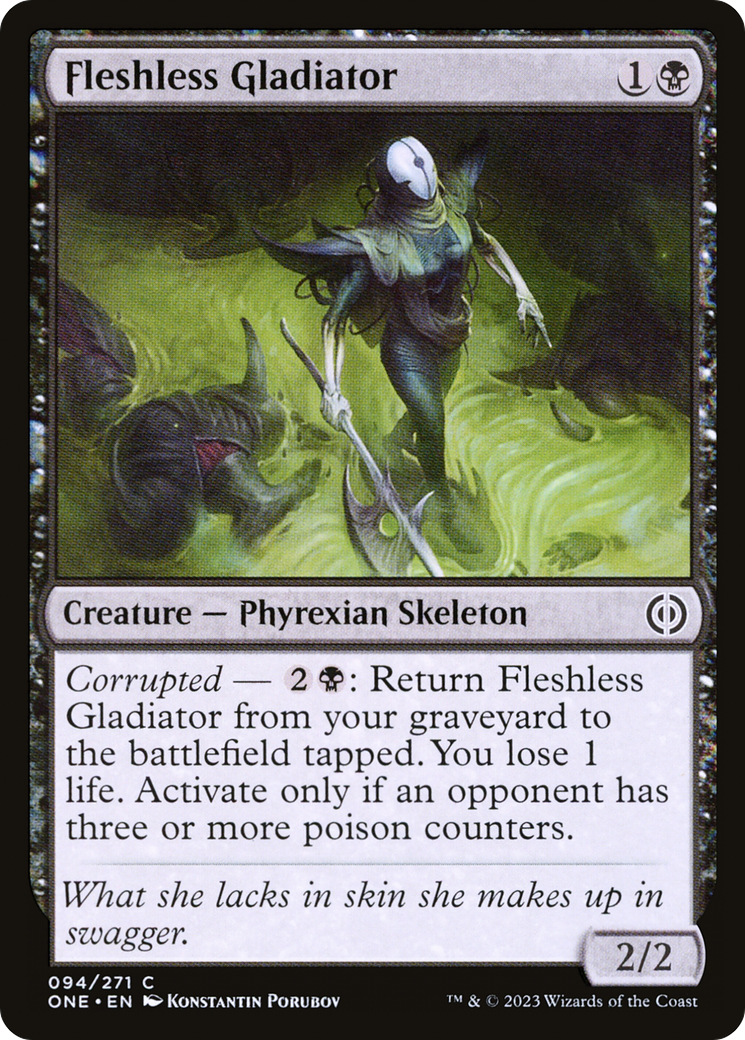 Fleshless Gladiator [Phyrexia: All Will Be One] | Fandemonia Ltd