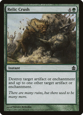 Relic Crush [Commander 2011] | Fandemonia Ltd