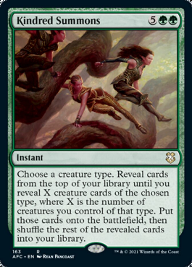 Kindred Summons [Dungeons & Dragons: Adventures in the Forgotten Realms Commander] | Fandemonia Ltd