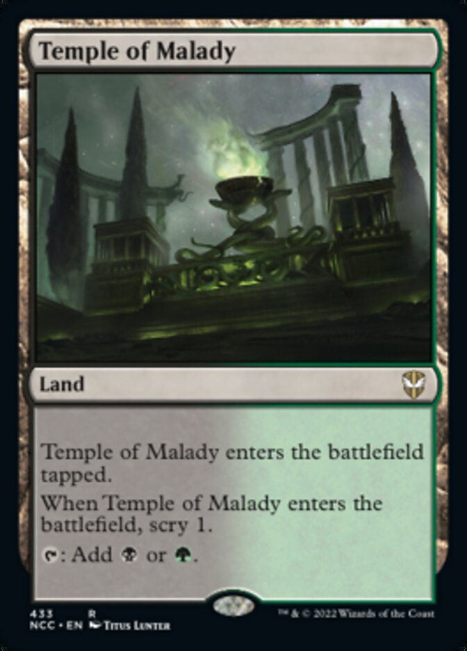 Temple of Malady [Streets of New Capenna Commander] | Fandemonia Ltd