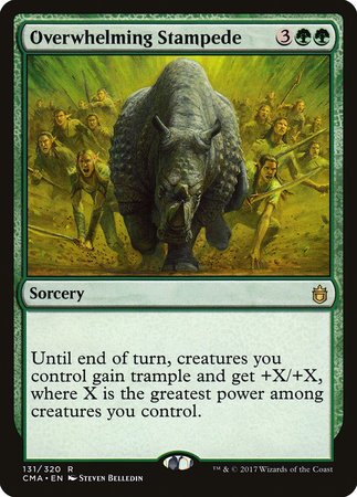 Overwhelming Stampede [Commander Anthology] | Fandemonia Ltd