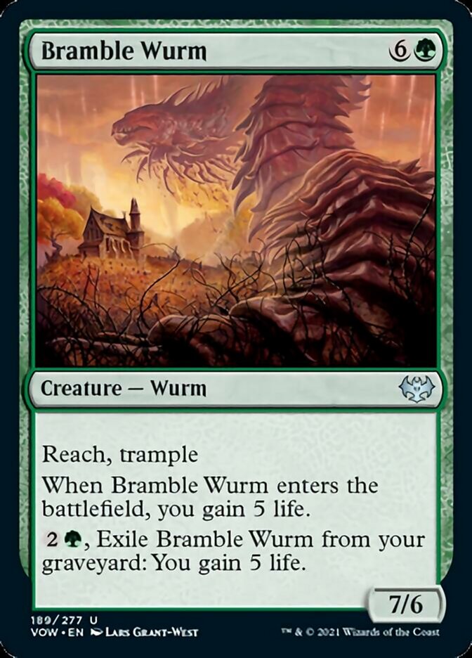 Bramble Wurm [Innistrad: Crimson Vow] | Fandemonia Ltd