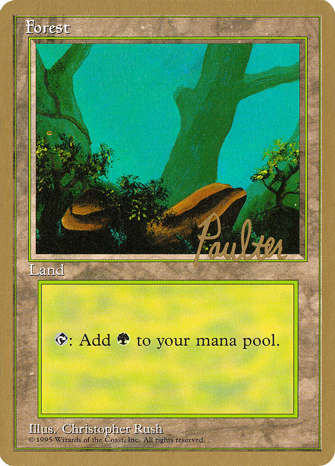 Forest (pp378) (Preston Poulter) [Pro Tour Collector Set] | Fandemonia Ltd