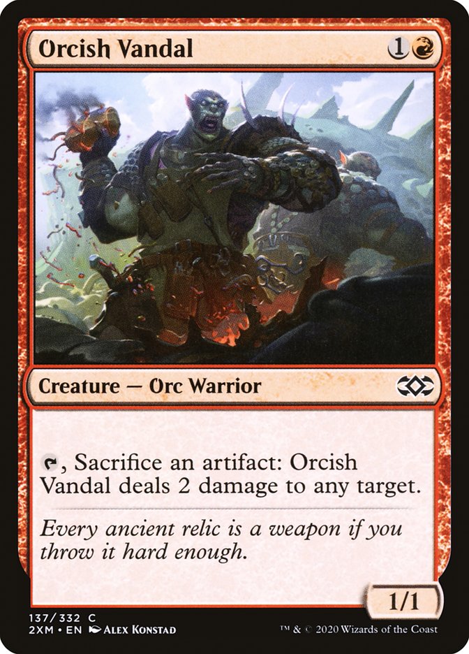 Orcish Vandal [Double Masters] | Fandemonia Ltd