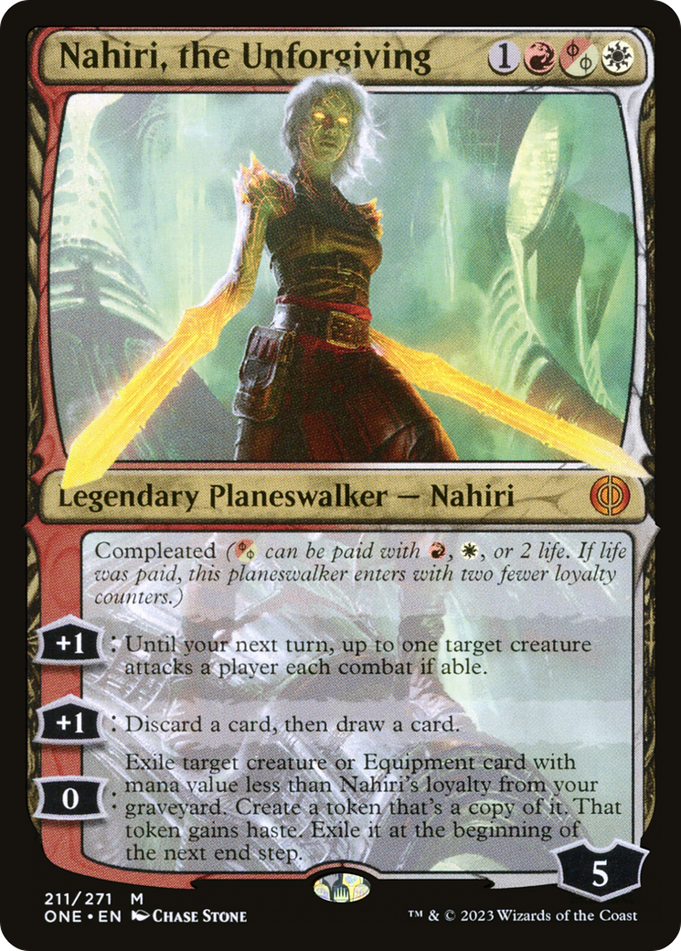 Nahiri, the Unforgiving [Phyrexia: All Will Be One] | Fandemonia Ltd