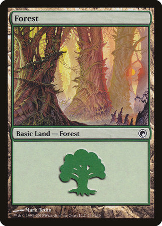 Forest (249) [Scars of Mirrodin] | Fandemonia Ltd