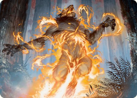 Burn the Accursed Art Card [Innistrad: Midnight Hunt Art Series] | Fandemonia Ltd