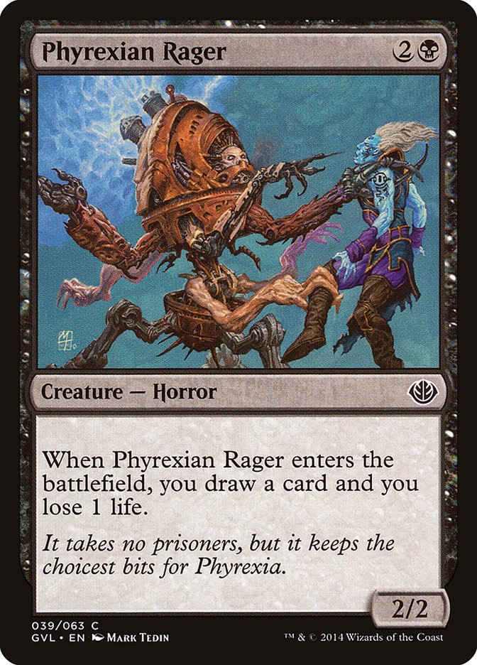 Phyrexian Rager (Garruk vs. Liliana) [Duel Decks Anthology] | Fandemonia Ltd