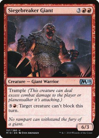 Siegebreaker Giant [Core Set 2019] | Fandemonia Ltd