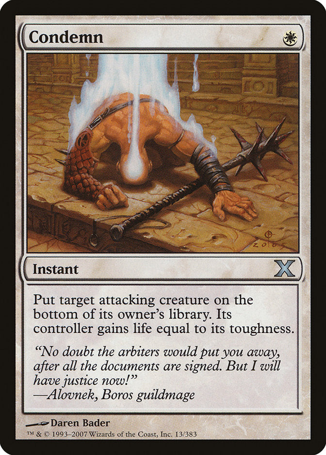 Condemn [Tenth Edition] | Fandemonia Ltd