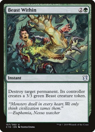 Beast Within [Commander 2019] | Fandemonia Ltd