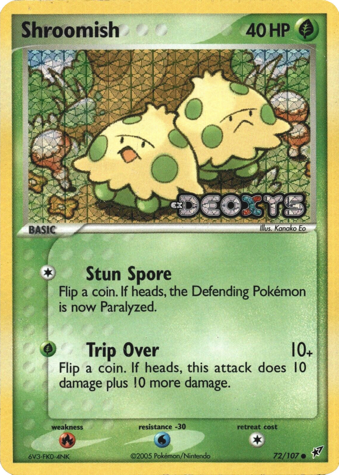 Shroomish (72/107) (Stamped) [EX: Deoxys] | Fandemonia Ltd