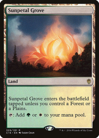 Sunpetal Grove [Commander 2016] | Fandemonia Ltd