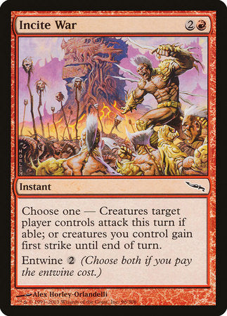 Incite War [Mirrodin] | Fandemonia Ltd