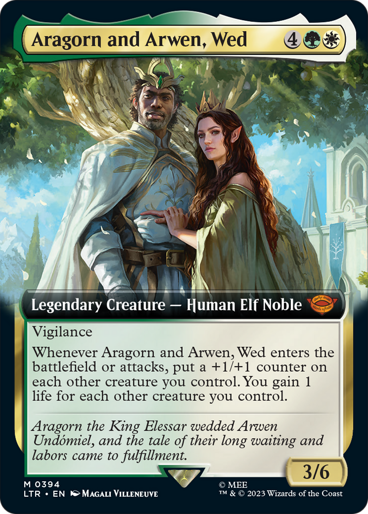 Aragorn and Arwen, Wed (Extended Art) [The Lord of the Rings: Tales of Middle-Earth] | Fandemonia Ltd
