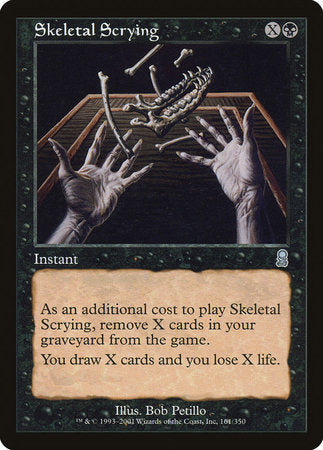 Skeletal Scrying [Odyssey] | Fandemonia Ltd