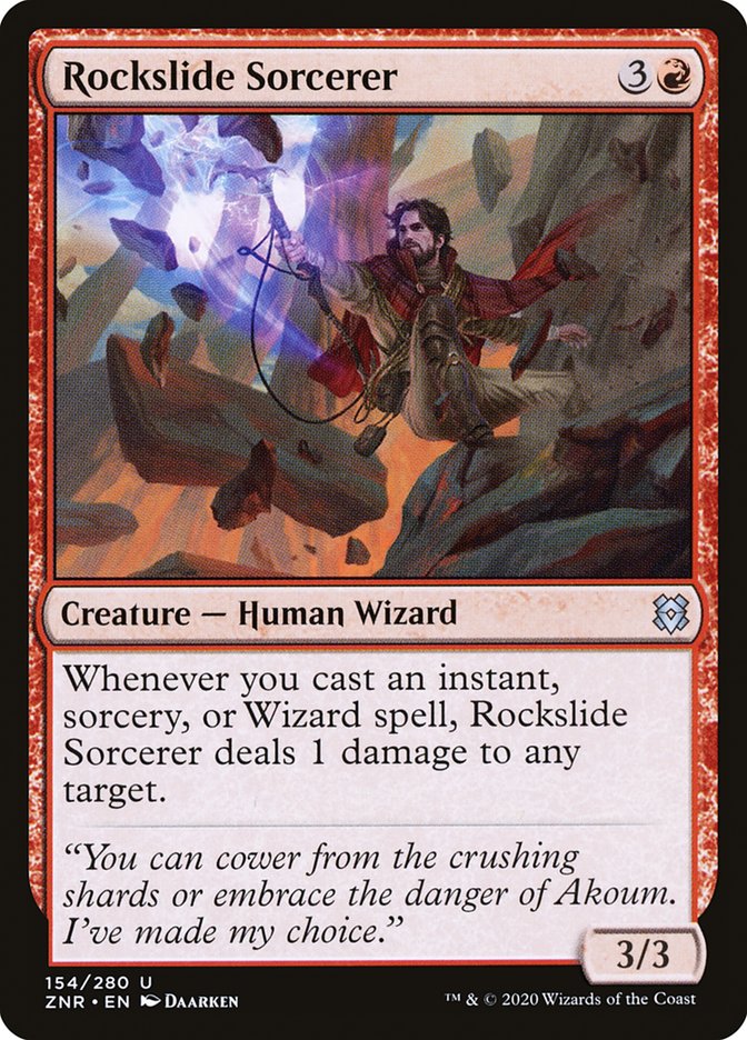 Rockslide Sorcerer [Zendikar Rising] | Fandemonia Ltd