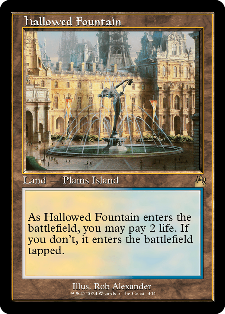 Hallowed Fountain (Retro) [Ravnica Remastered] | Fandemonia Ltd