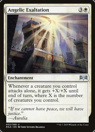 Angelic Exaltation [Ravnica Allegiance] | Fandemonia Ltd
