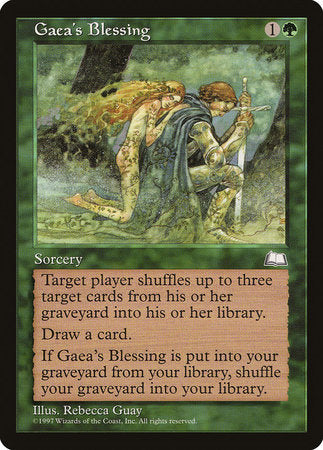 Gaea's Blessing [Weatherlight] | Fandemonia Ltd