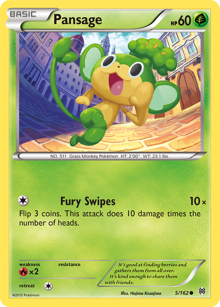 Pansage (5/162) [XY: BREAKthrough] | Fandemonia Ltd
